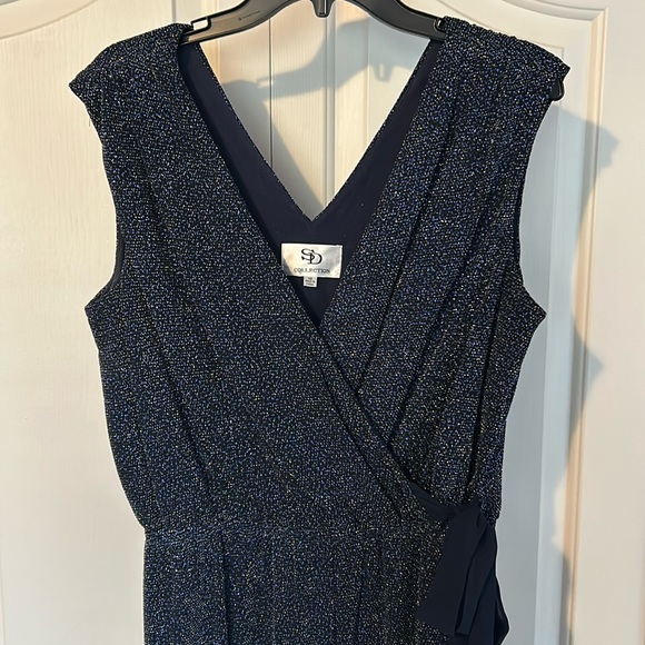 Sparkly navy blue jumpsuit - Picture 3 of 5